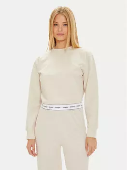 Толстовка обычного кроя Guess, экрю