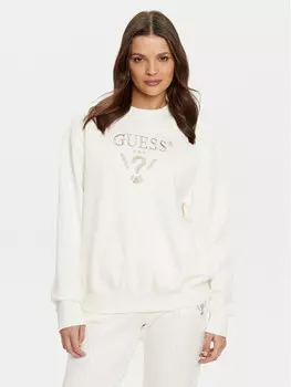 Толстовка обычного кроя Guess, экрю