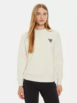Толстовка обычного кроя Guess, экрю