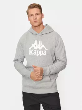 Толстовка обычного кроя Kappa, серый