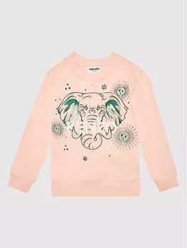Толстовка обычного кроя Kenzo Kids, розовый