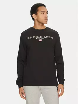 Толстовка обычного кроя MUP1645 U.S. Polo Assn., черный