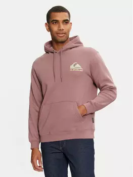 Толстовка обычного кроя Quiksilver, фиолетовый