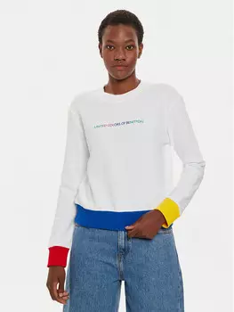 Толстовка обычного кроя United Colors Of Benetton, белый
