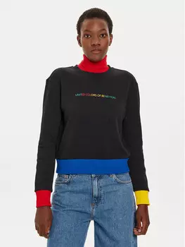 Толстовка обычного кроя United Colors Of Benetton, черный