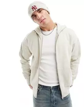 Толстовка Only & Sons Heavyweight Zip Through, светло-бежевый