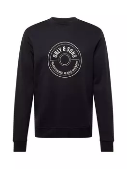 Толстовка Only & Sons LAMER, черный
