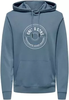 Толстовка Only & Sons, синий
