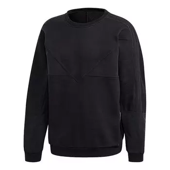 Толстовка originals retro round neck pullover black Adidas, черный