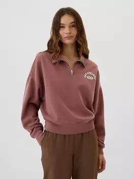 Толстовка оверсайз Gap, красный