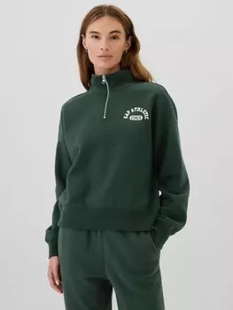 Толстовка оверсайз Gap, зеленый