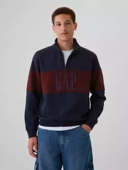 Толстовка оверсайз с логотипом Gap, синий