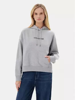 Толстовка оверсайз W5RQ27 K68I4 Guess Jeans, серый