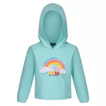 Толстовка Peppa Pig Rainbow для мальчиков и девочек, синий Aruba REGATTA, цвет azul