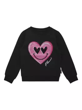 Толстовка Philipp Plein Smile, черный