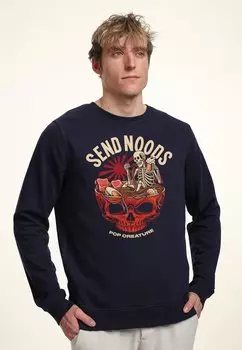 Толстовка POP CREATURE SEND NOODS Henry Tiger, темно-синий