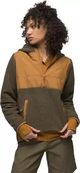 Толстовка Prana IncrediWool 1/2 Zip, цвет Slate Green Block