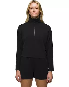 Толстовка Prana Shea Half Zip, черный