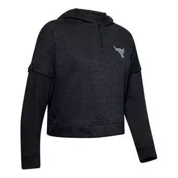 Толстовка project rock terry hat black Under Armour, черный