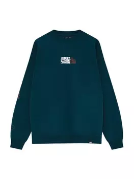 Толстовка Pull&Bear, синий