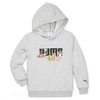 Толстовка PUMA x SPONGEBOB Детская PUMA Светло-серый Хизер