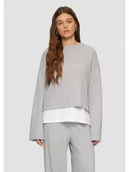 Толстовка QS Sweatshirt langarm, серый