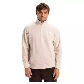 Толстовка Quiksilver Slab half zip, бежевый
