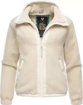Толстовка Ragwear "Nordicka", спортивная куртка с капюшоном и элементами из искусственной кожи, бежевый