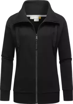 Толстовка Ragwear "Shocky", спортивная женская толстовка на молнии со шнурками, черный