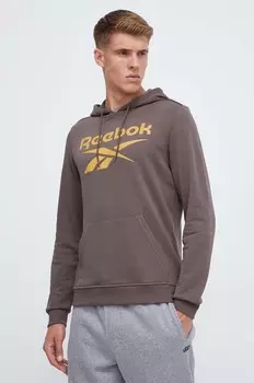 Толстовка Reebok, коричневый