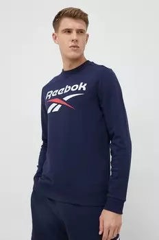 Толстовка Reebok, темно-синий
