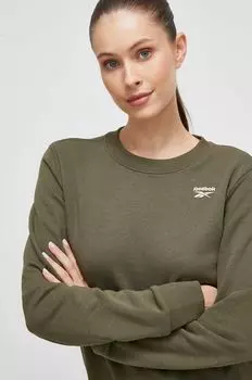 Толстовка Reebok, зеленый