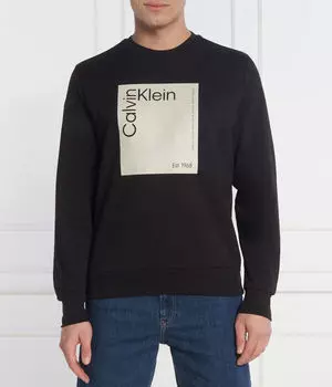 Толстовка Regular Fit Calvin Klein, черный