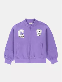 Толстовка regular fit Coccodrillo, фиолетовый