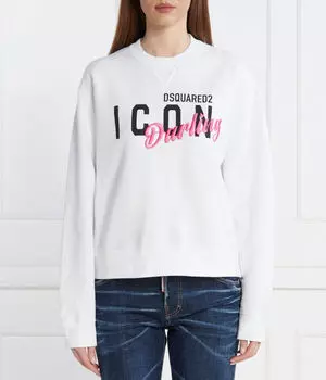 Толстовка Regular Fit Dsquared2, белый