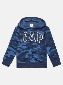 Толстовка regular fit Gap, синий