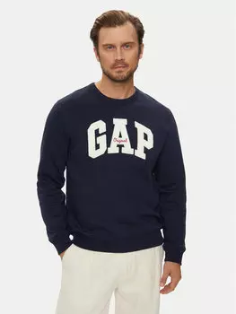 Толстовка regular fit Gap, синий