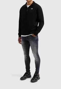 Толстовка REGULAR FIT HALF ZIP Pure Path, черный