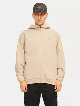 Толстовка regular fit Jack&Jones, бежевый