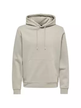 Толстовка regular fit Only & Sons, серый