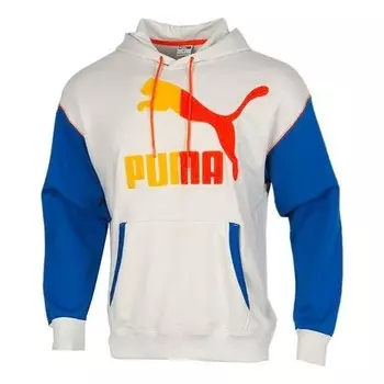 Толстовка retro block white Puma, белый