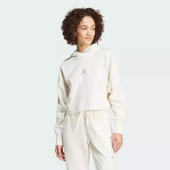 Толстовка с 3 полосками ALL SZN из французского терри Adidas, цвет Off White