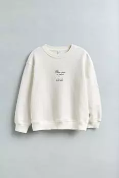 Толстовка с бантом сзади ZARA, экрю