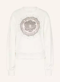 Толстовка с драгоценными камнями Guess, экрю