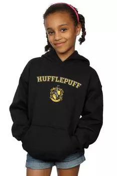Толстовка с гербом Хаффлпаффа Harry Potter, черный