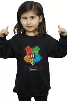 Толстовка с гербом Хогвартса Harry Potter, черный