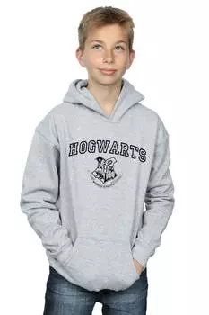 Толстовка с гербом Хогвартса Harry Potter, серый