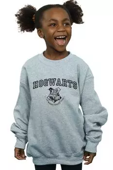 Толстовка с гербом Хогвартса Harry Potter, серый
