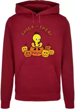 Толстовка с капюшоном ABSOLUTE CULT "ABSOLUTE CULT Men's Looney Tunes - Twick Or Tweat Basic Hoody", цвет Burgundy