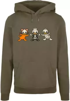 Толстовка с капюшоном ABSOLUTE CULT "ABSOLUTE CULT Men's Duck Tales - Костюмы на Хэллоуин, базовая толстовка ", оливковый